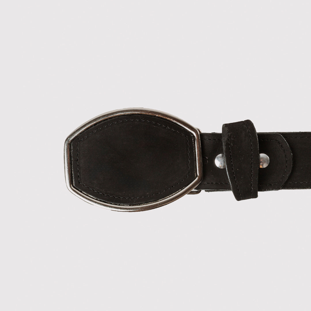 CINTURÓN NEGRO NOBUCK