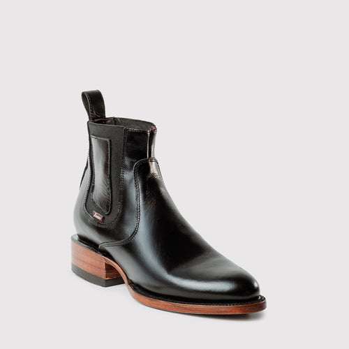 BOTIN BARCELONA EN PIEL NEGRA