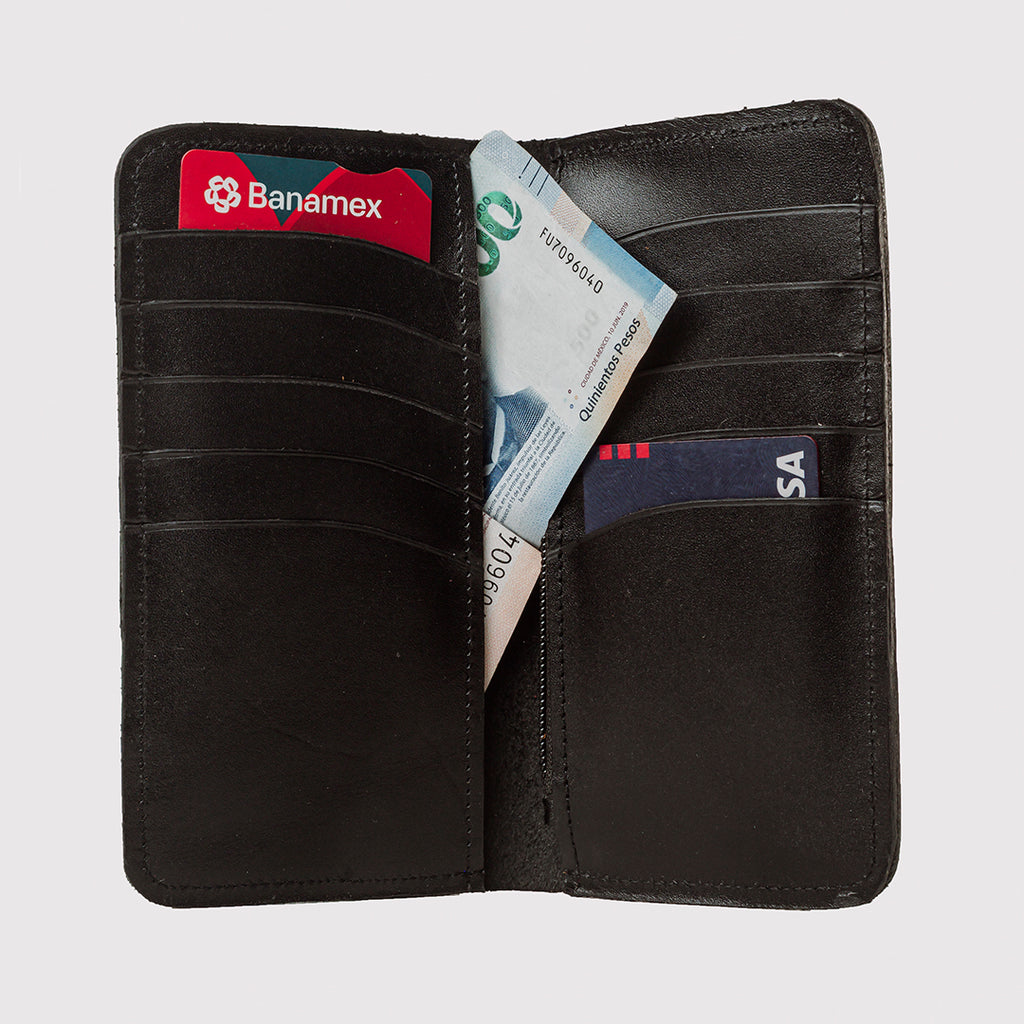 CARTERA VERTICAL GRANDE NEGRO