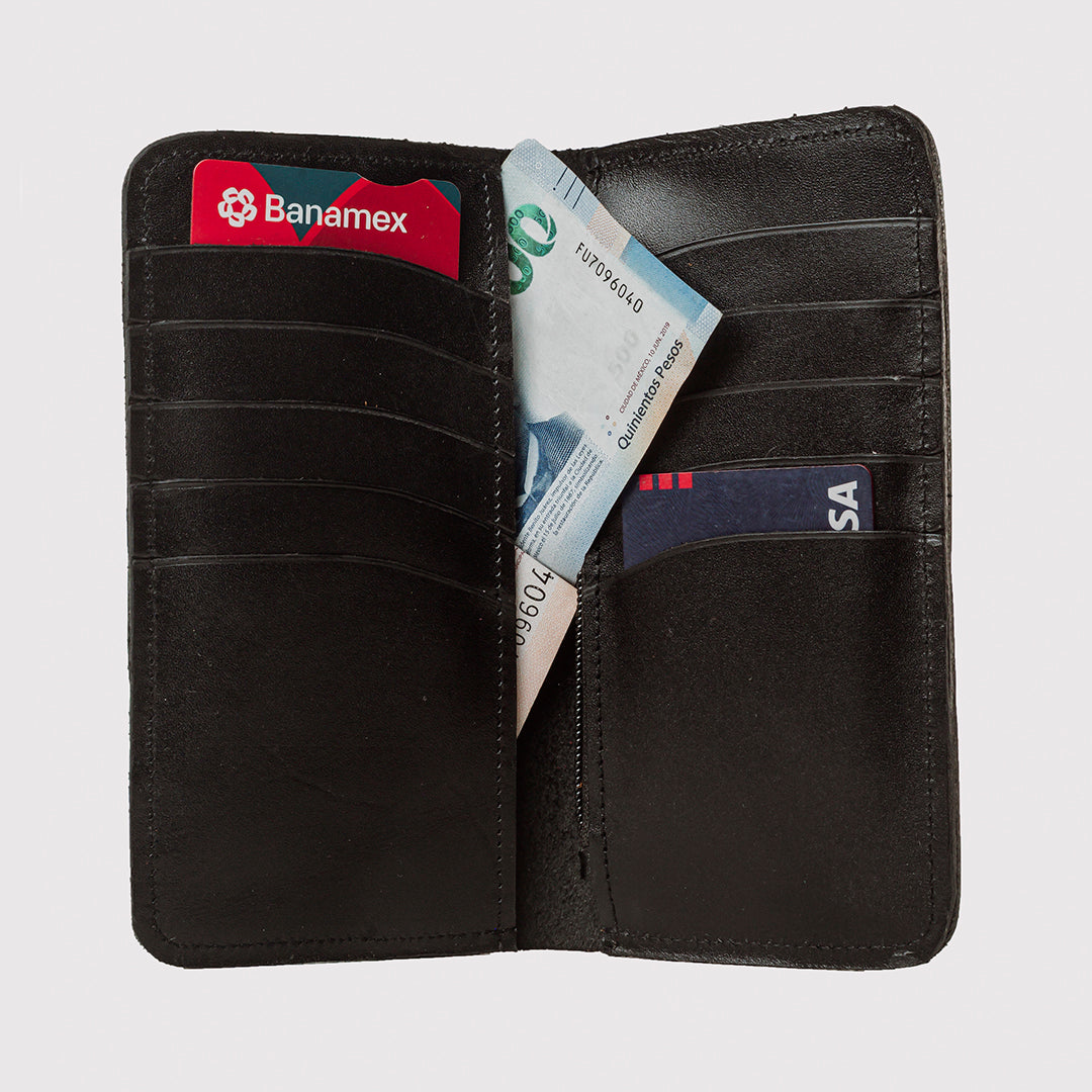 CARTERA VERTICAL GRANDE NEGRO