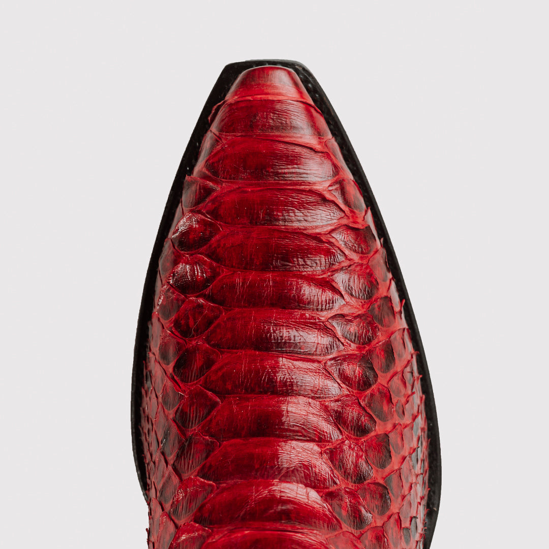 BOTA VAQUERA PARA DAMA ROJA